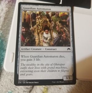 Guardian automation magic card